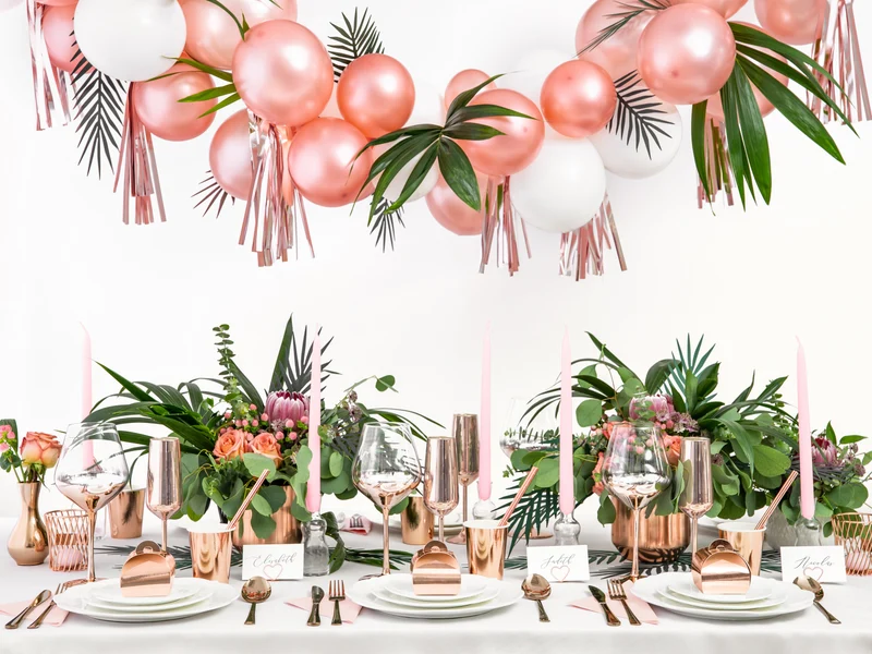 Konfetti Kreise Rosegold 15g