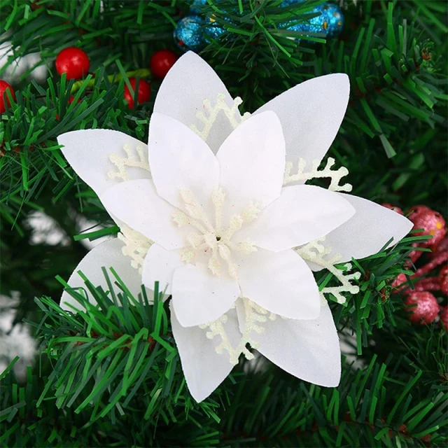 Glitter Artificial Flowers