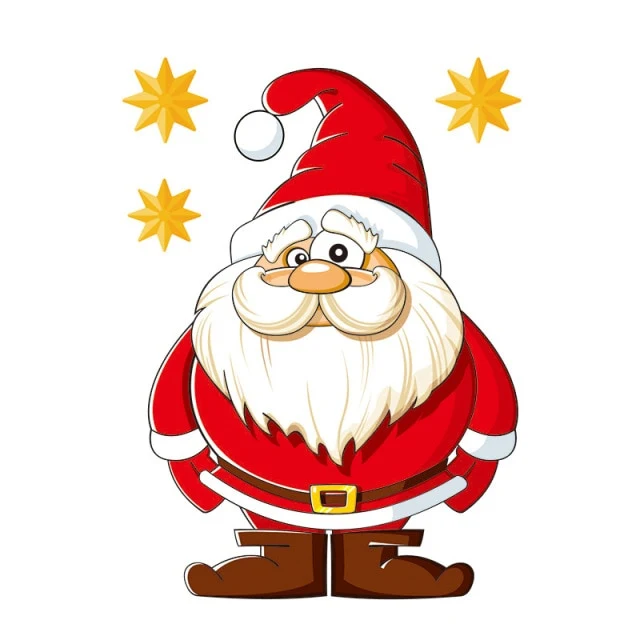 Santa Claus Window Stickers