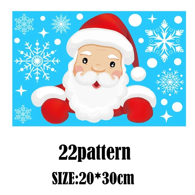 Santa Claus Window Stickers