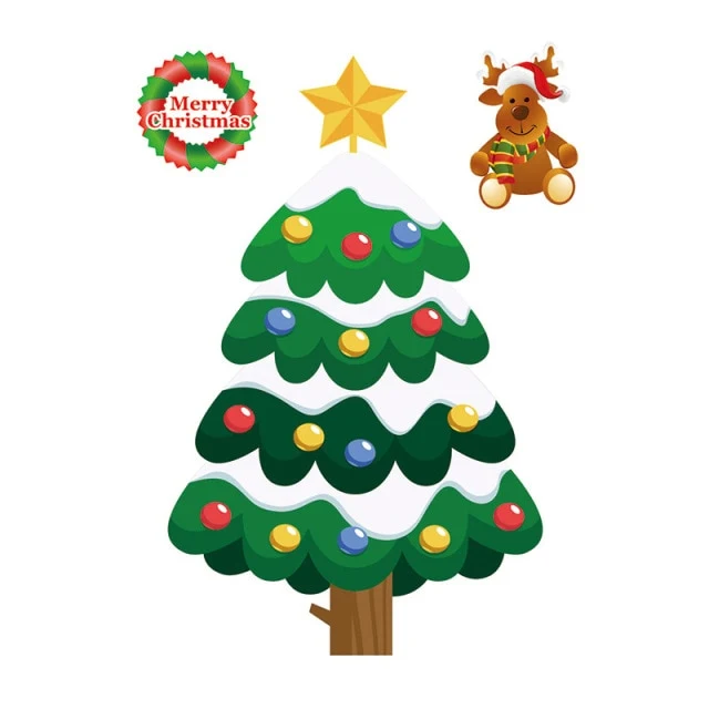 Santa Claus Window Stickers