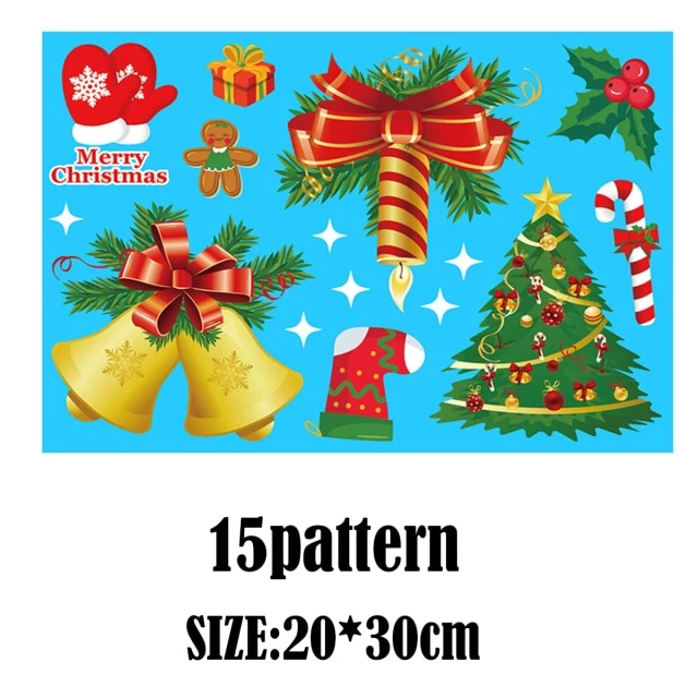Santa Claus Window Stickers