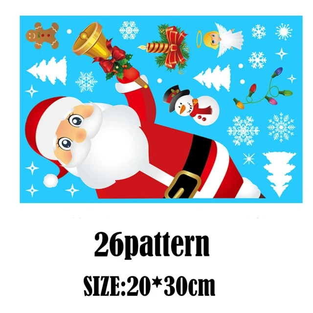 Santa Claus Window Stickers