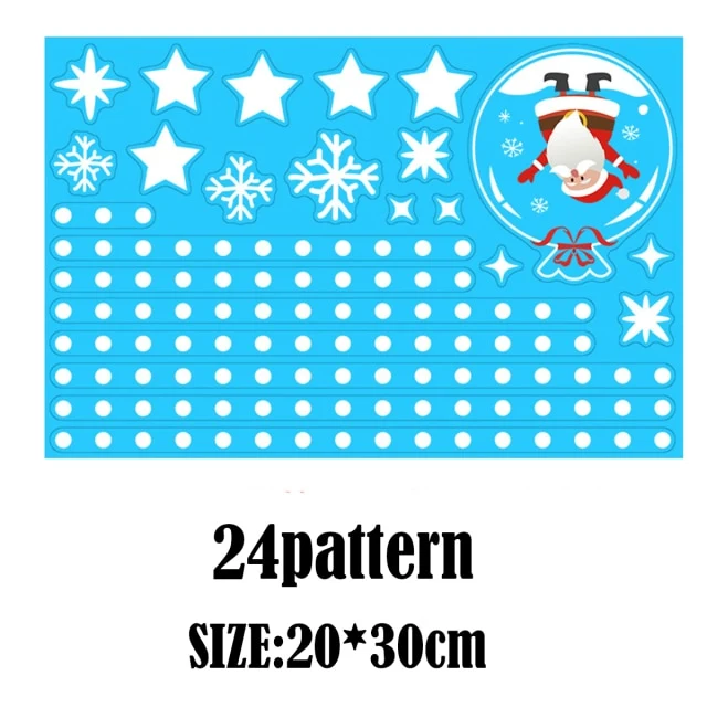 Santa Claus Window Stickers