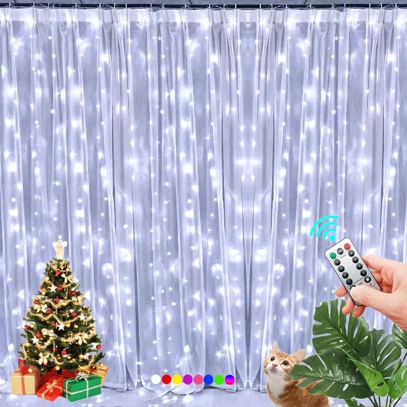 LED Curtain Garland