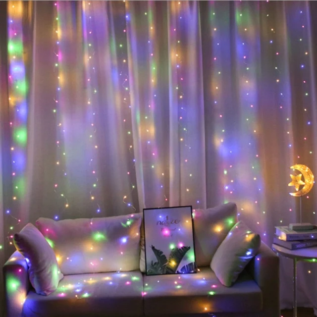 LED Curtain Garland