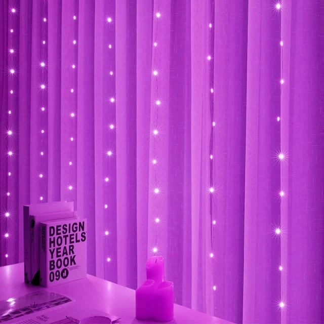 LED Curtain Garland