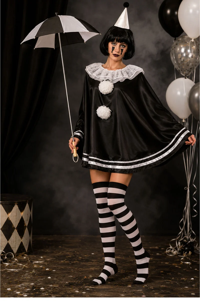 Overknees Kniestrümpfe "Ringelstrümpfe" - 414035 | Schwarz Weiß gestreift
