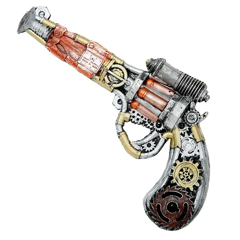 Pistole Steampunk Revolver Schaumlatex