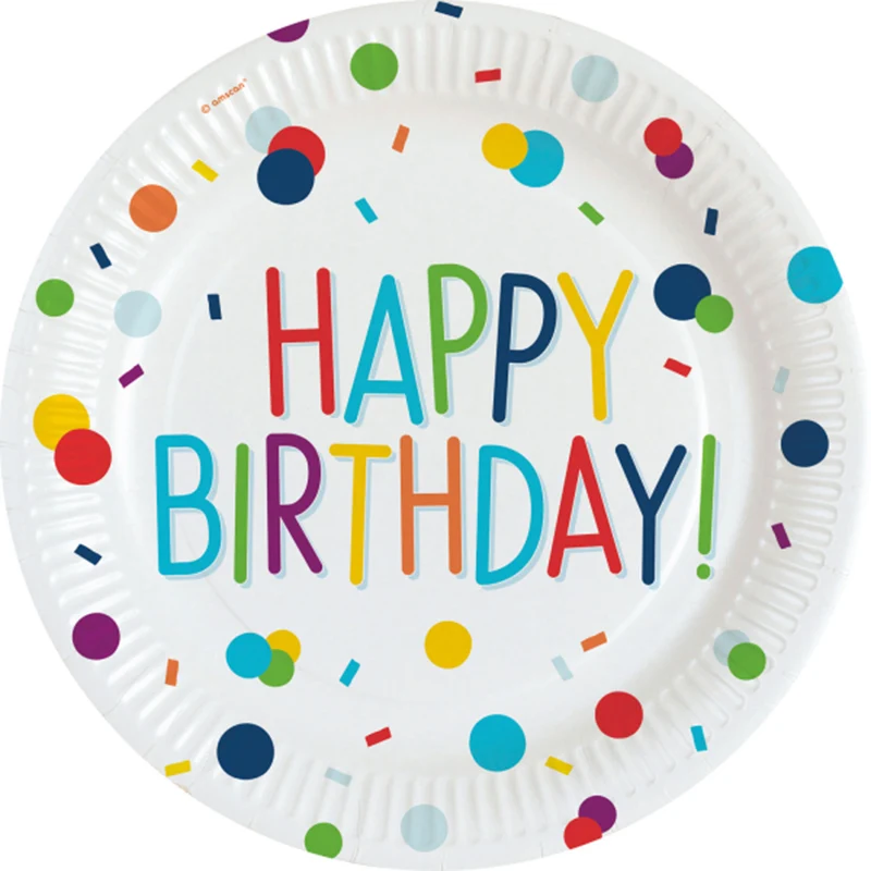 "Confetti Birthday" Partydeko Artikel