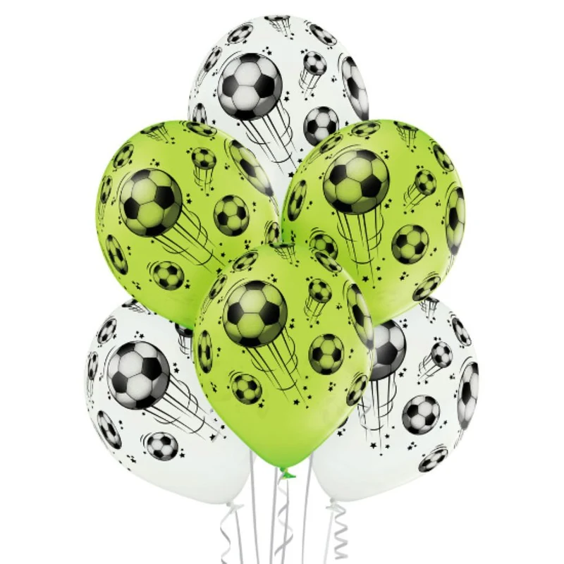 Luftballon Ø30cm "Fußball" | 6 Stk.