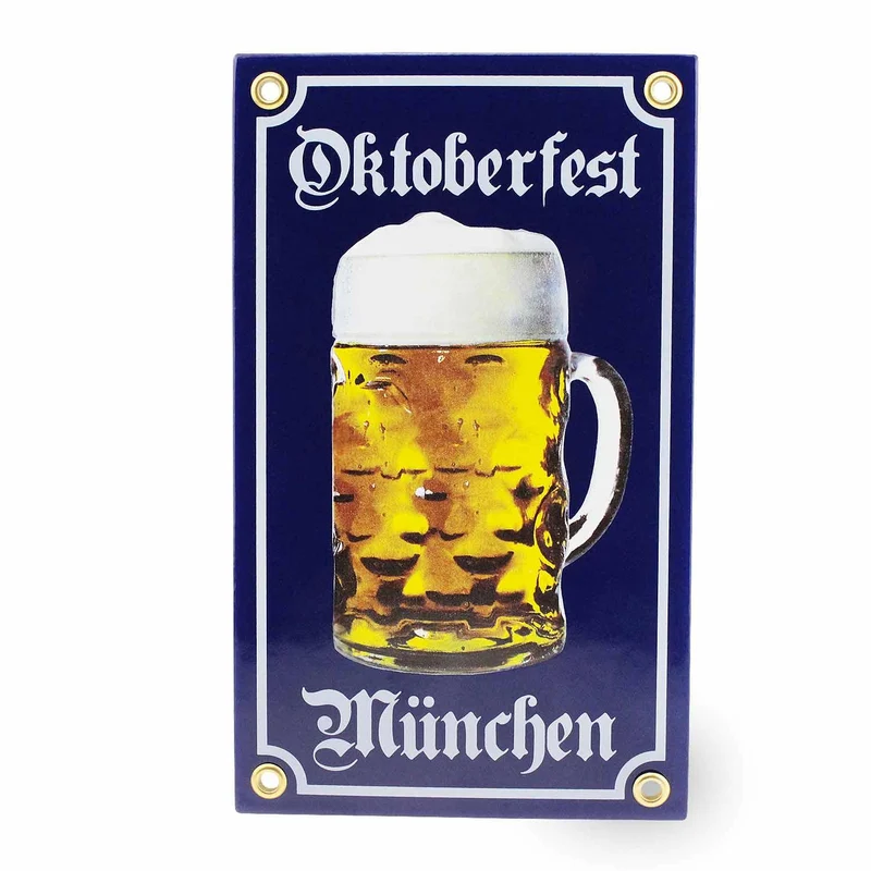 Emaille-Schild "Oktoberfest München"
