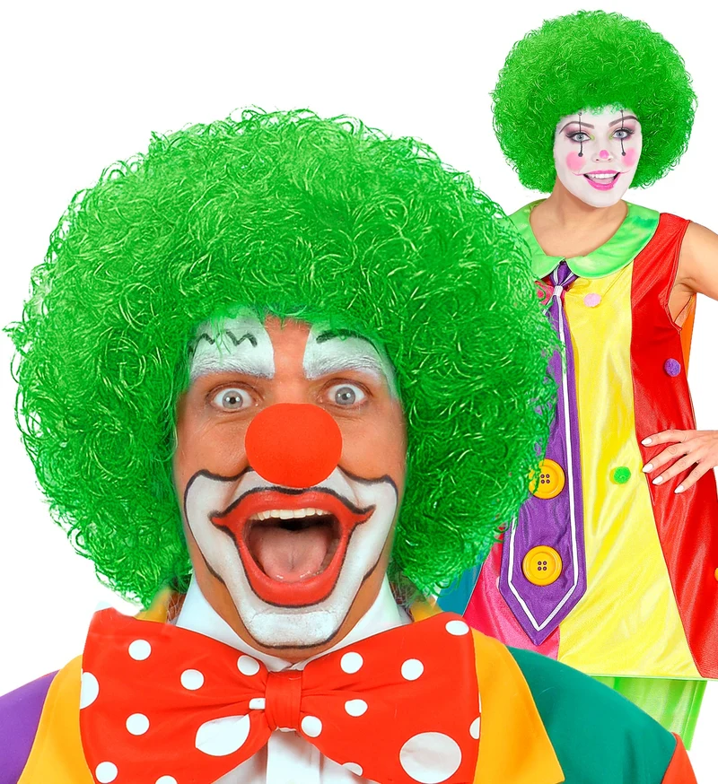 Perücke Clown | Grün