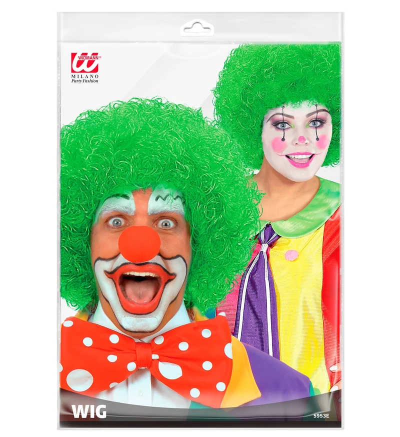Perücke Clown | Grün