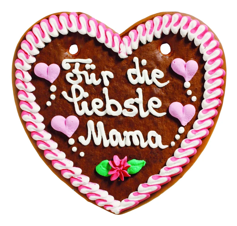 Lebkuchenherz M (24x22cm), Für die liebste Mama