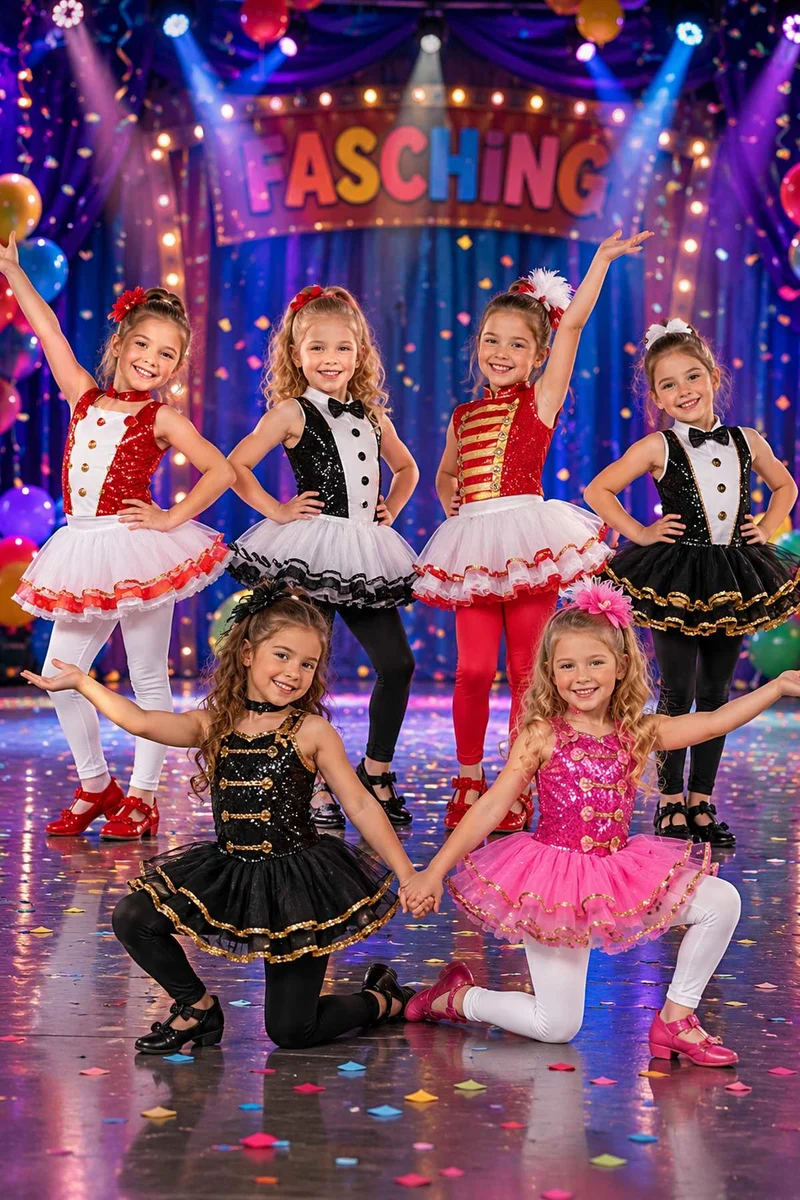 Leggings für Kinder 3 - 8 Jahre Schwarz