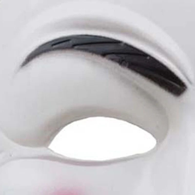 Halloween Maske mit Schnurrbart "Anonimus"