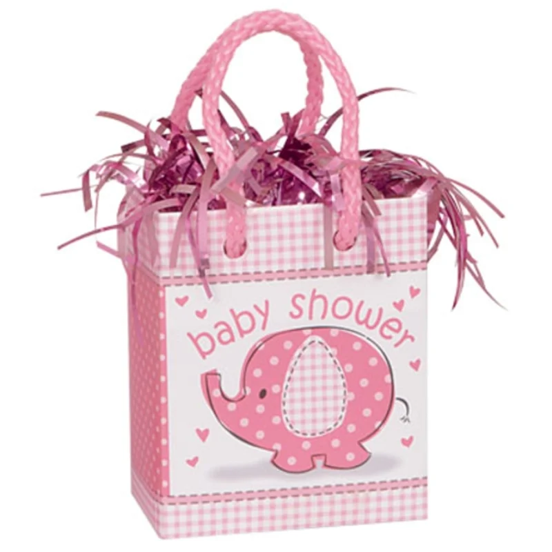 Ballongewicht 170g Tüte Baby Shower Elefant Pink