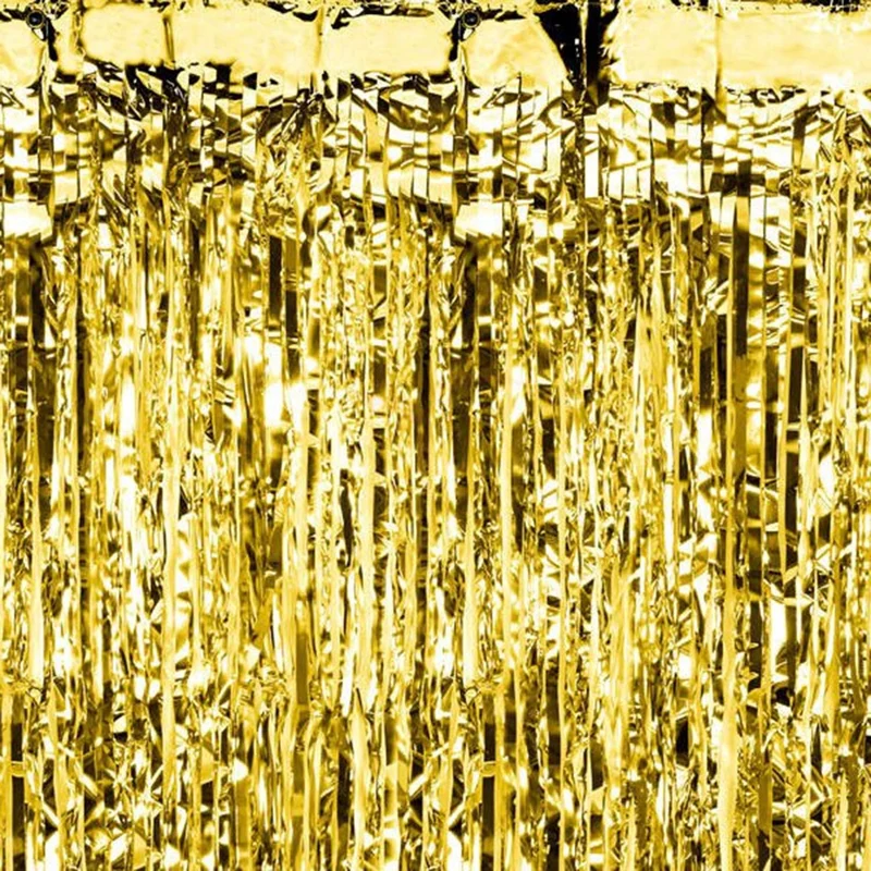 Türvorhang Lametta 90x250cm | Gold