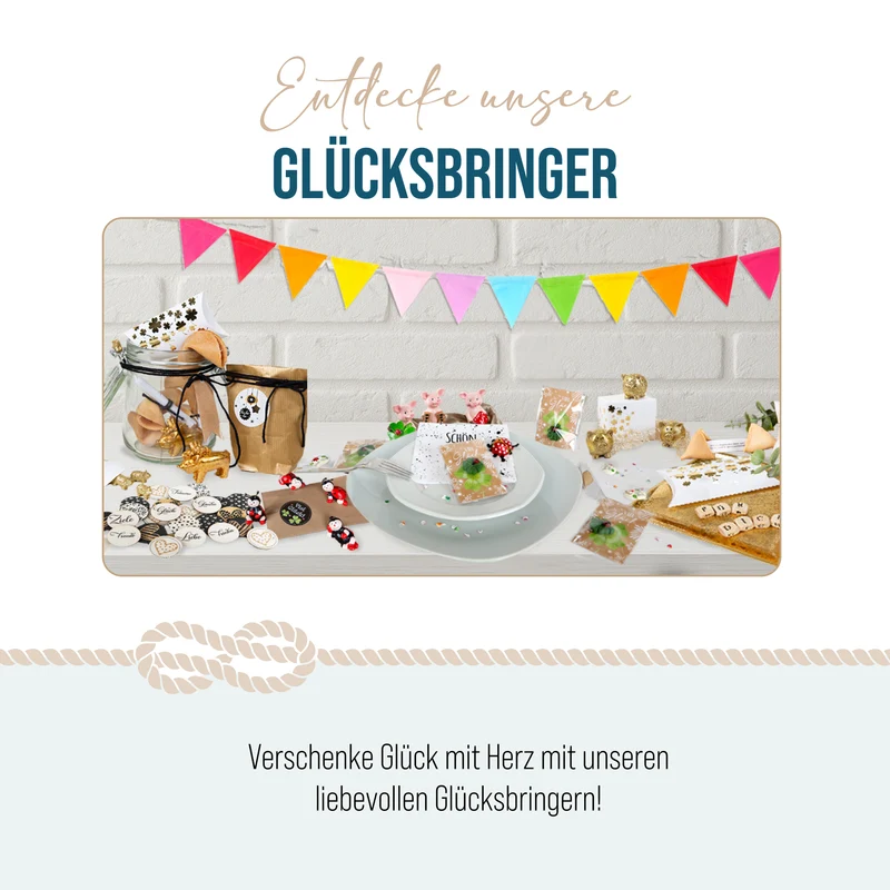 Poly Marienkäfer Figuren Set, 8 Stück, Glücksbringer, ca. 3,5 cm