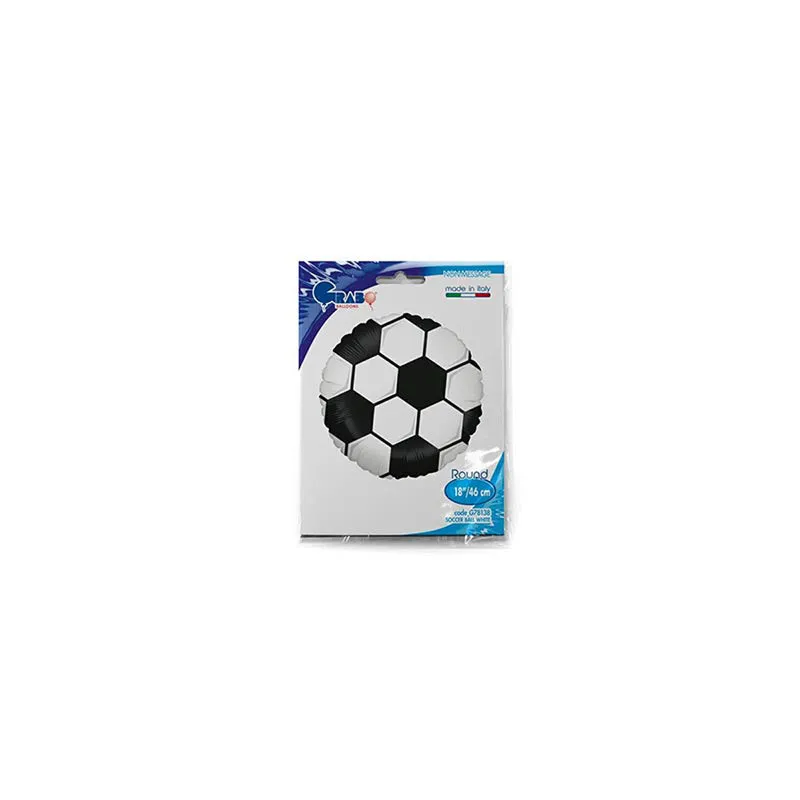 18"/Ø46cm Folienballon "Fußball"
