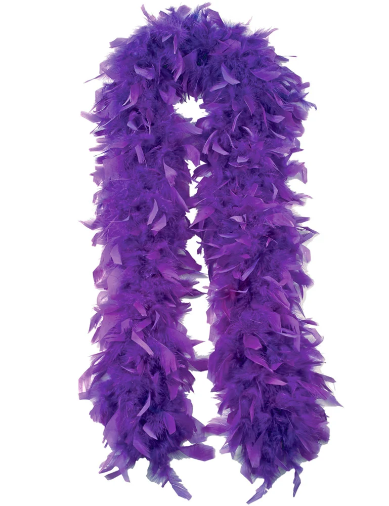 Federboa Extraordinary 180 cm - 90g | Einfarbige Boa zum Party Karneval Kostüm