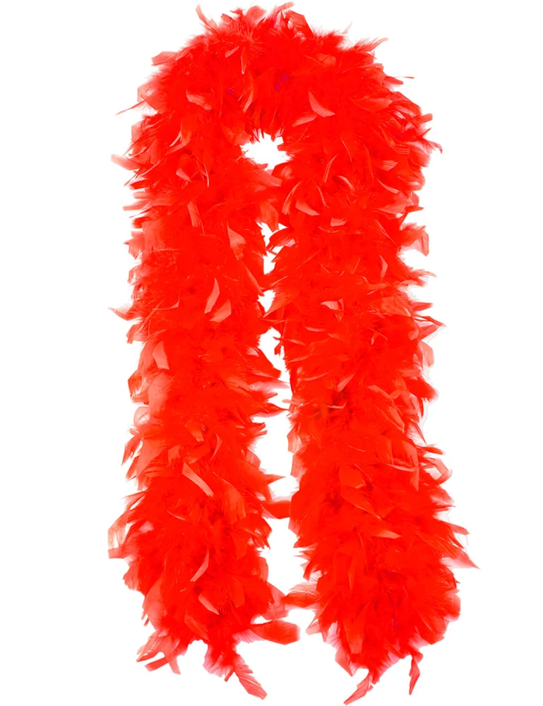Federboa Extraordinary 180 cm - 90g | Einfarbige Boa zum Party Karneval Kostüm