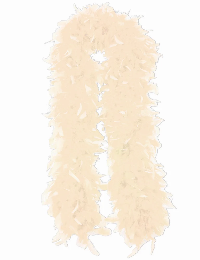 Federboa Extraordinary 180 cm - 90g | Einfarbige Boa zum Party Karneval Kostüm