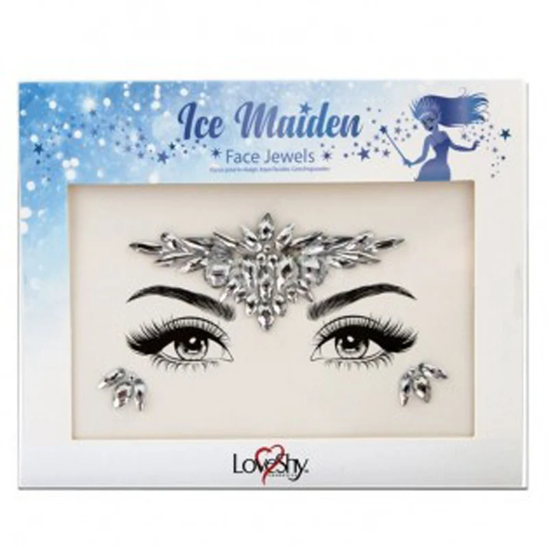 Face Jewels "Ice Maiden" - Selbstklebende Glitzersteine