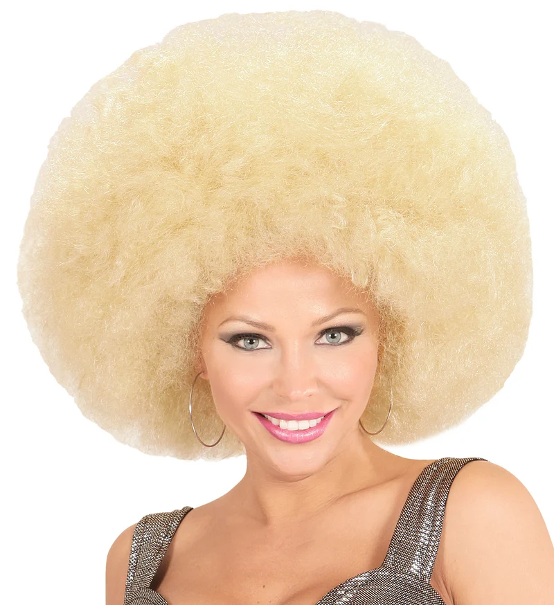 Riesen Afro Perücke für Erwachsene | Blond