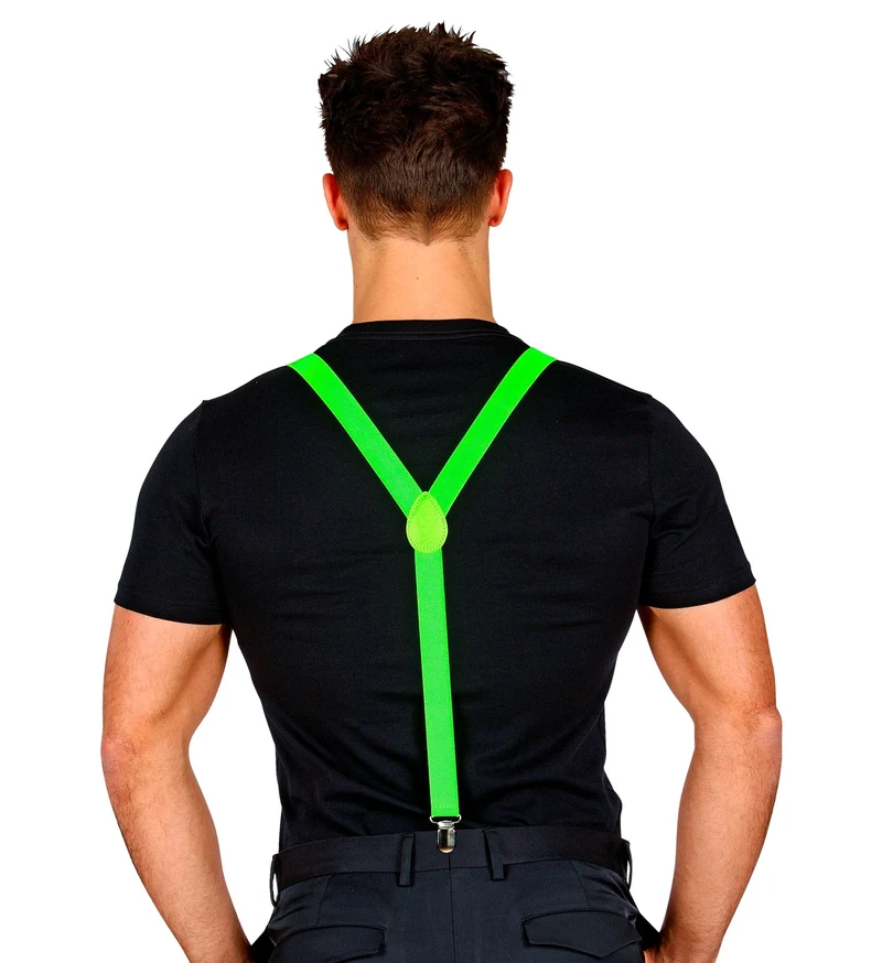 Hosenträger für Erwachsene | Neon Grün
