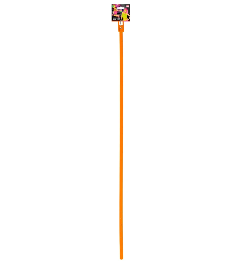 Neon Lack Gürtel für Damen 111,0 x 1,5 cm | Orange