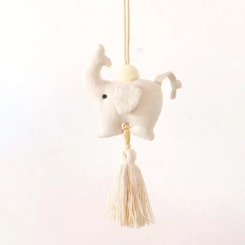 KADARA Tassel Charm (White Elephant)