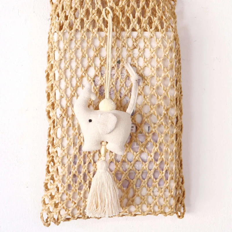 KADARA Tassel Charm (White Elephant)