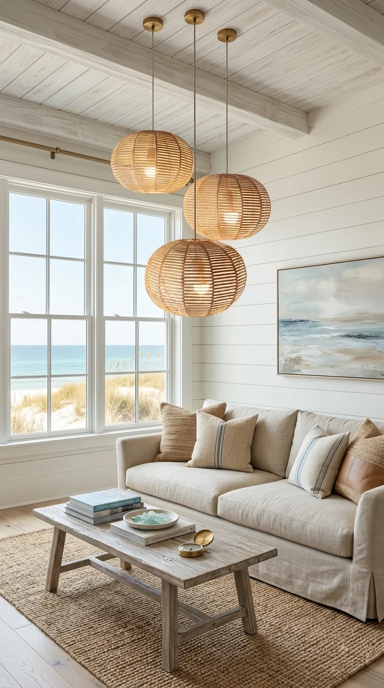 KAN – Rattan Pendant Light (Moon Shape)