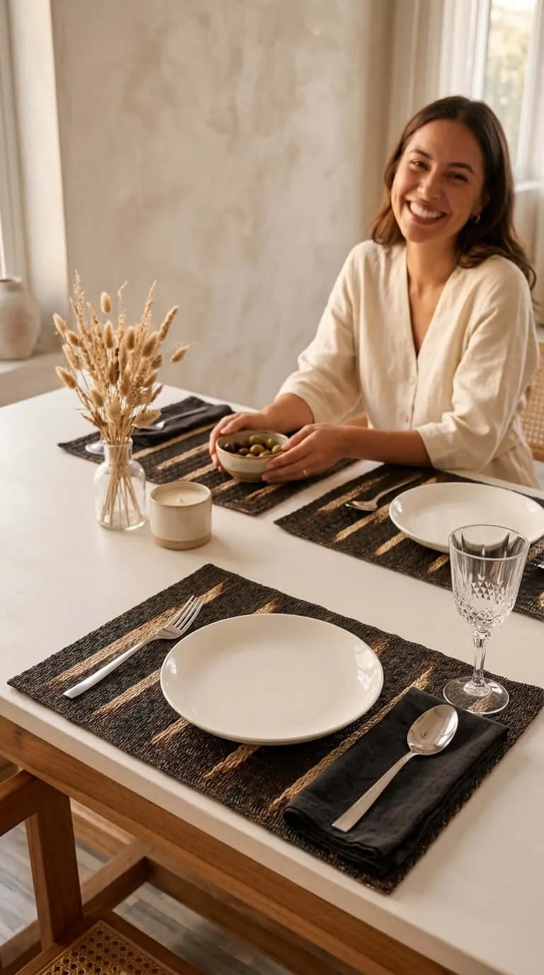 Lalavin Handwoven Sedge Placemat