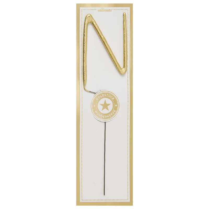 Wunderk. Buchstabe Classic N 6,5cm 35s | Gold
