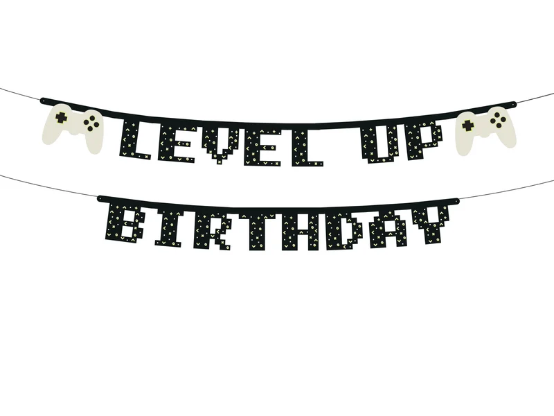 Banner "Level Up Birthday" | 2 m