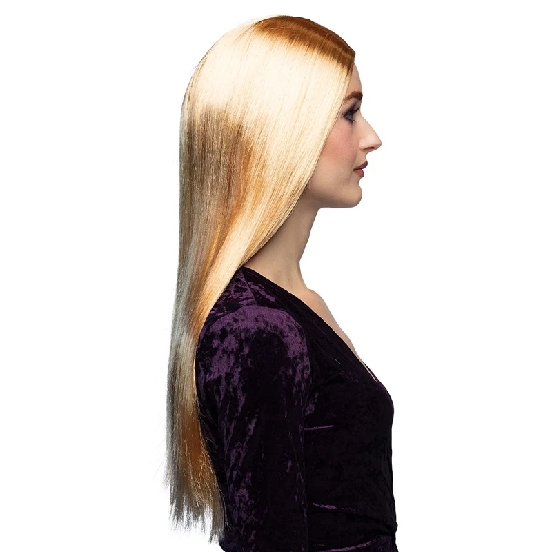 Perücke Lady Hexe Langhaar glatt Blond