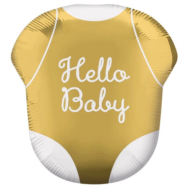 Shape Folienballon "Hello Baby" Body | 55x60cm