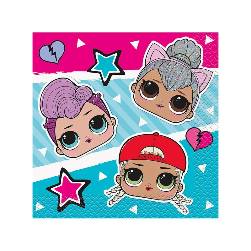 LOL Surprise! Servietten 16Stk./25x25cm