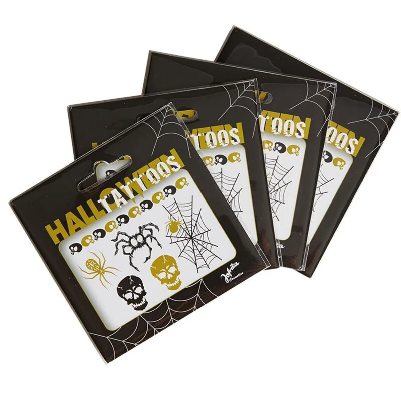 Halloween Tattoos | Schwarz/Gold
