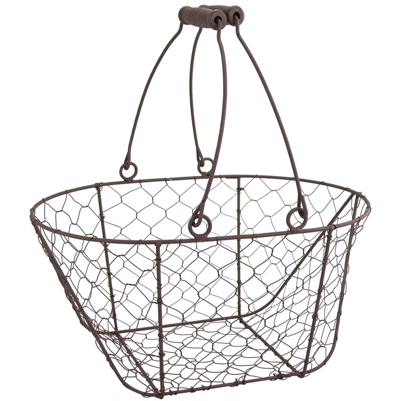 Riffelmacher Metallkorb mit Griffen 08211 | 31 x 22 cm - Drahtkorb