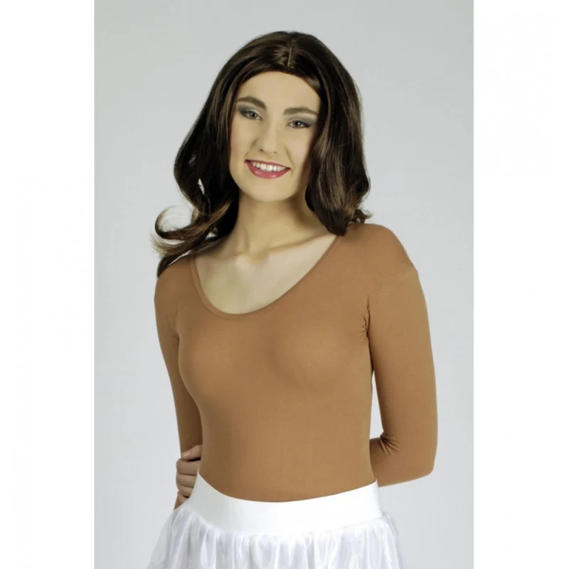 Kinder Body Langarm | Natur Gr. 116-128