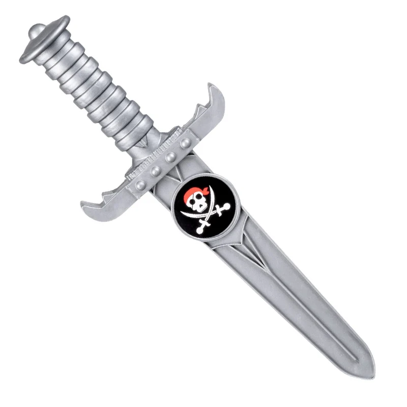 Kostüm-Set "Pirat" Zubehör | Teleskop 18 cm, Dolch 23 cm, Amulett und 2 Münzen
