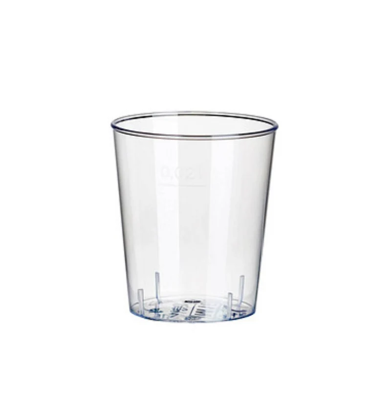 Schnapsglas aus PS 2 cl, 40 St