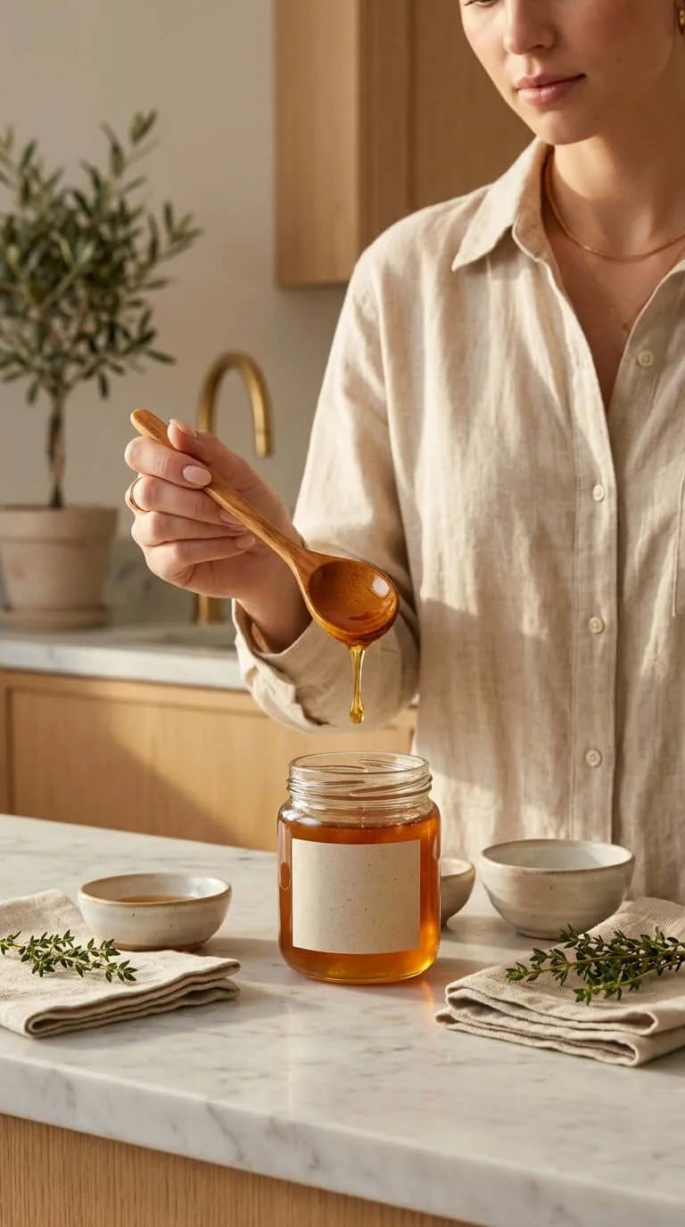 SU THI MA Wooden Honey Spoon