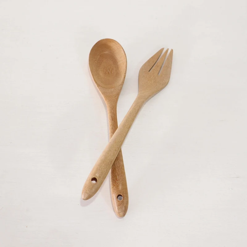 SA LIN THIP Wooden Salad Fork and Spoon Set