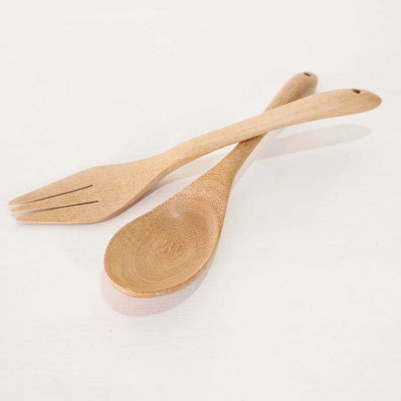 SA LIN THIP Wooden Salad Fork and Spoon Set