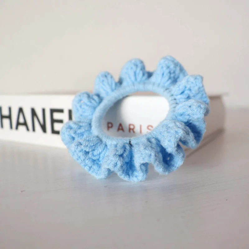 Purple Tones - Hand Crochet Scrunchies